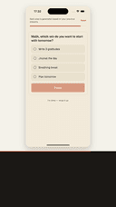 Morrow Self activation flow, screen 05