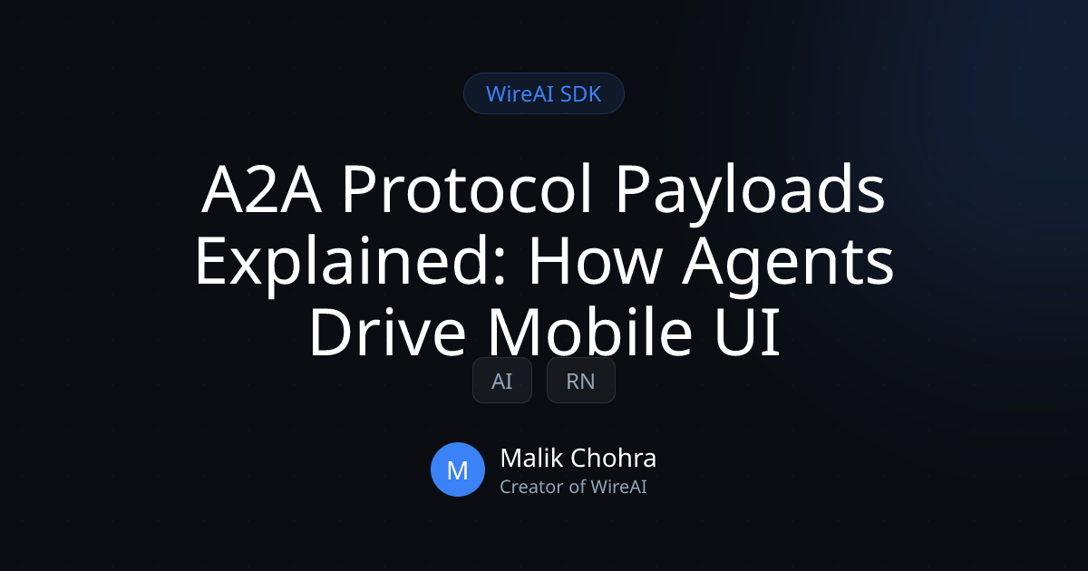 A2A Protocol Payloads Explained: How Agents Drive Mobile UI